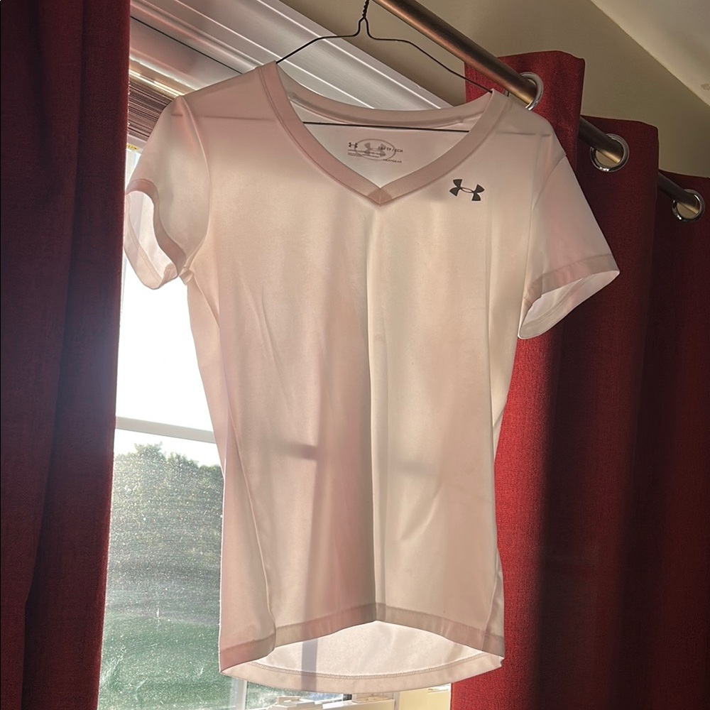 Under Armour Pink Fitted Short Sleeve Tee